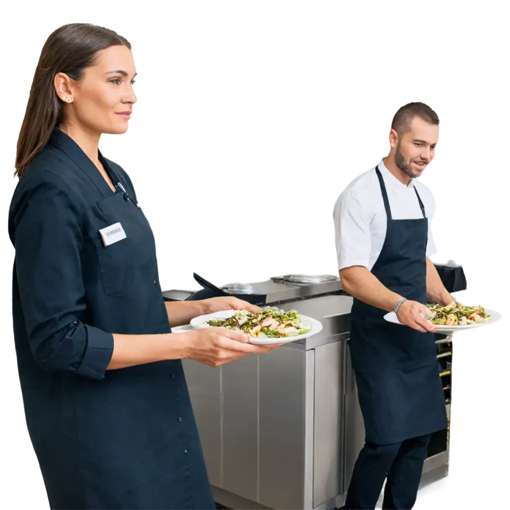 HighQuality-PNG-Image-of-Restaurant-Employees-Enhancing-Visual-Content-for-Online-Platforms
