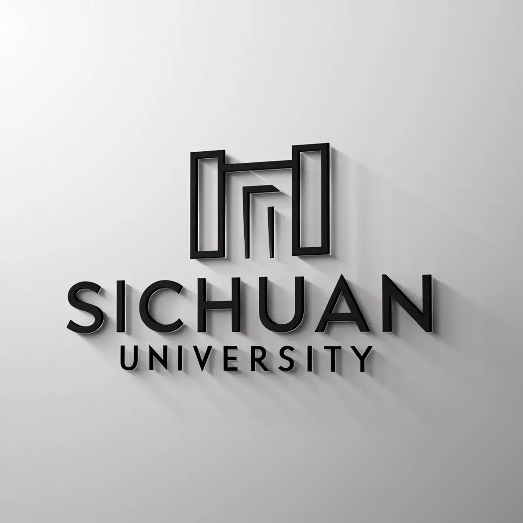 a logo design,with the text "Sichuan University", main symbol:university,Moderate,clear background