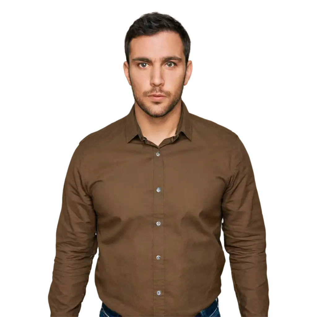 Professional-PNG-Portrait-of-a-30YearOld-American-Man-in-Collared-Shirt