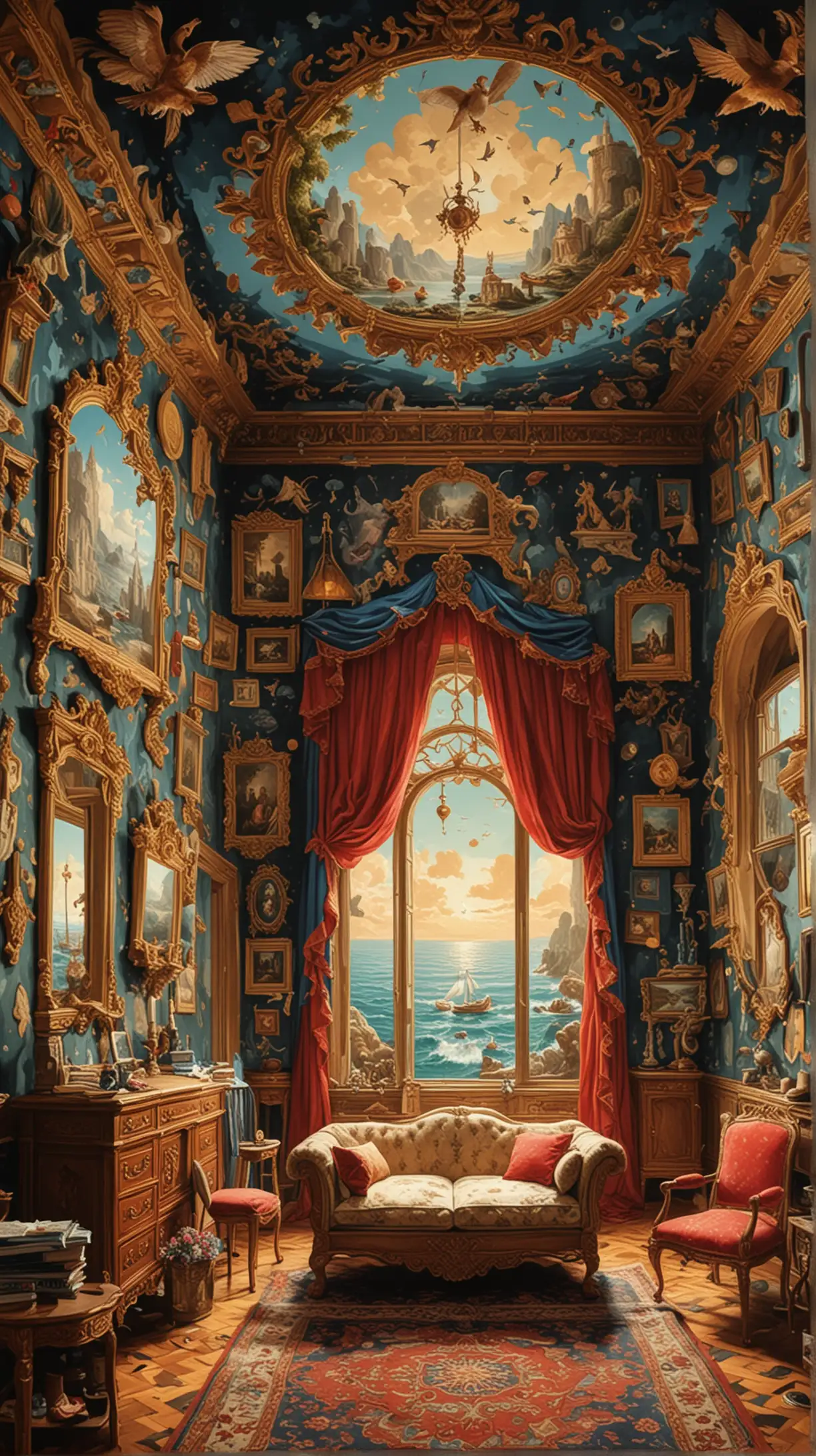 Colorful Room of Wonders Paint by Number