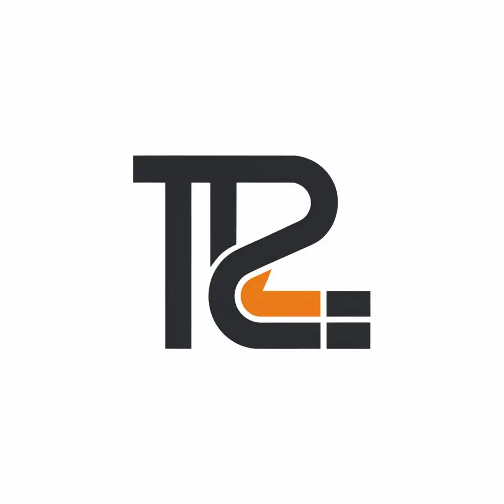 a logo design,with the text "T2", main symbol:T2,Moderate,clear background