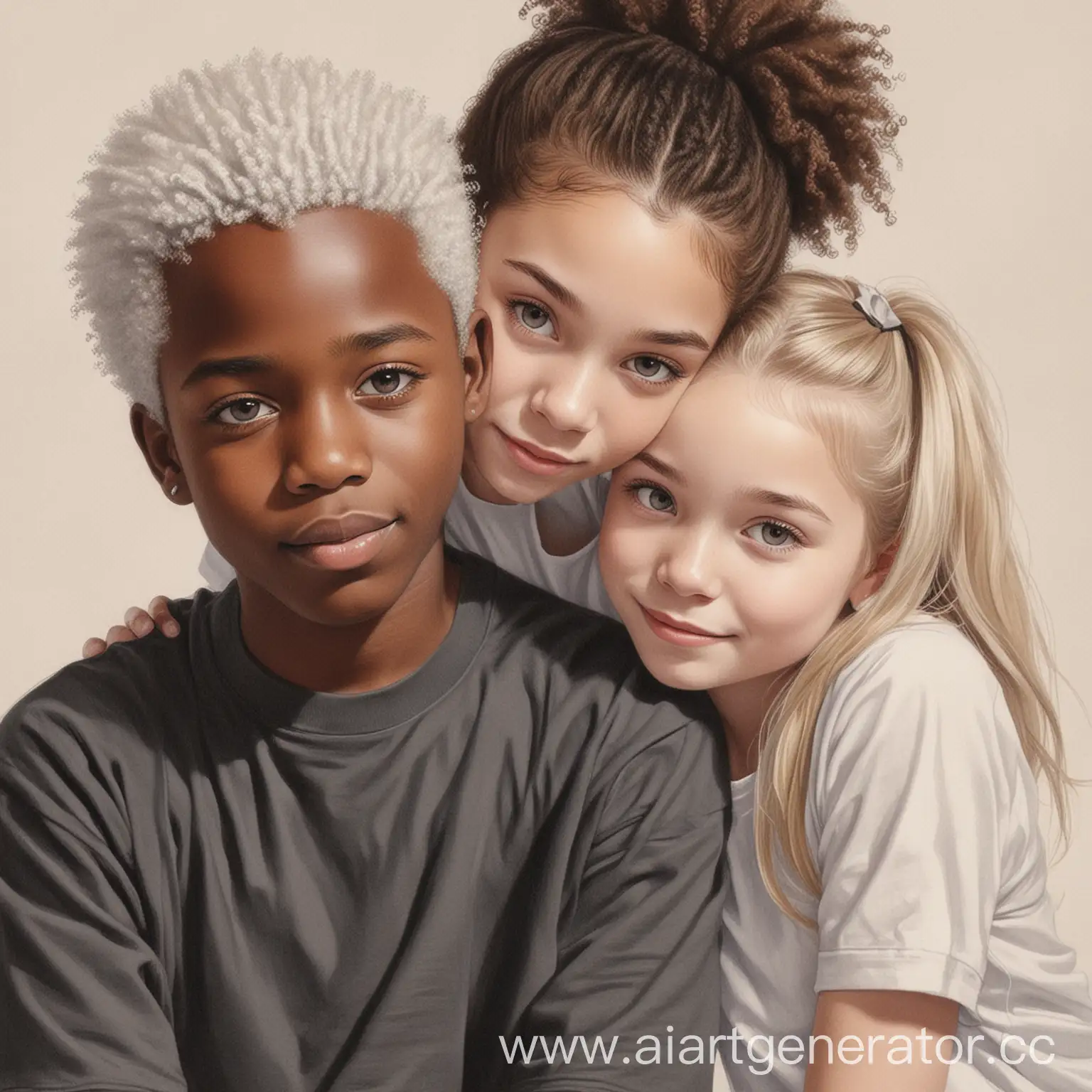 Loving-Siblings-Black-Boy-and-Younger-White-Sister-Bonding
