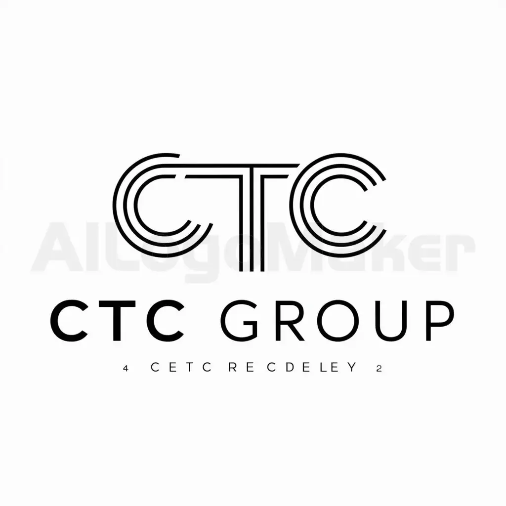 a logo design,with the text "ctc group", main symbol:ctc,complex,be used in Retail industry,clear background