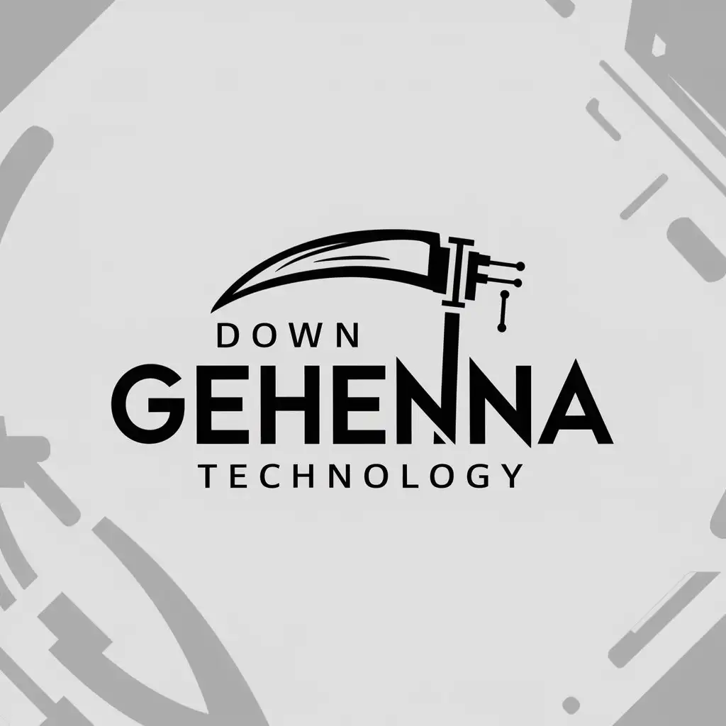 LOGO-Design-for-Gehenna-Technology-Grim-Reaper-Scythe-Minimalistic-Symbol