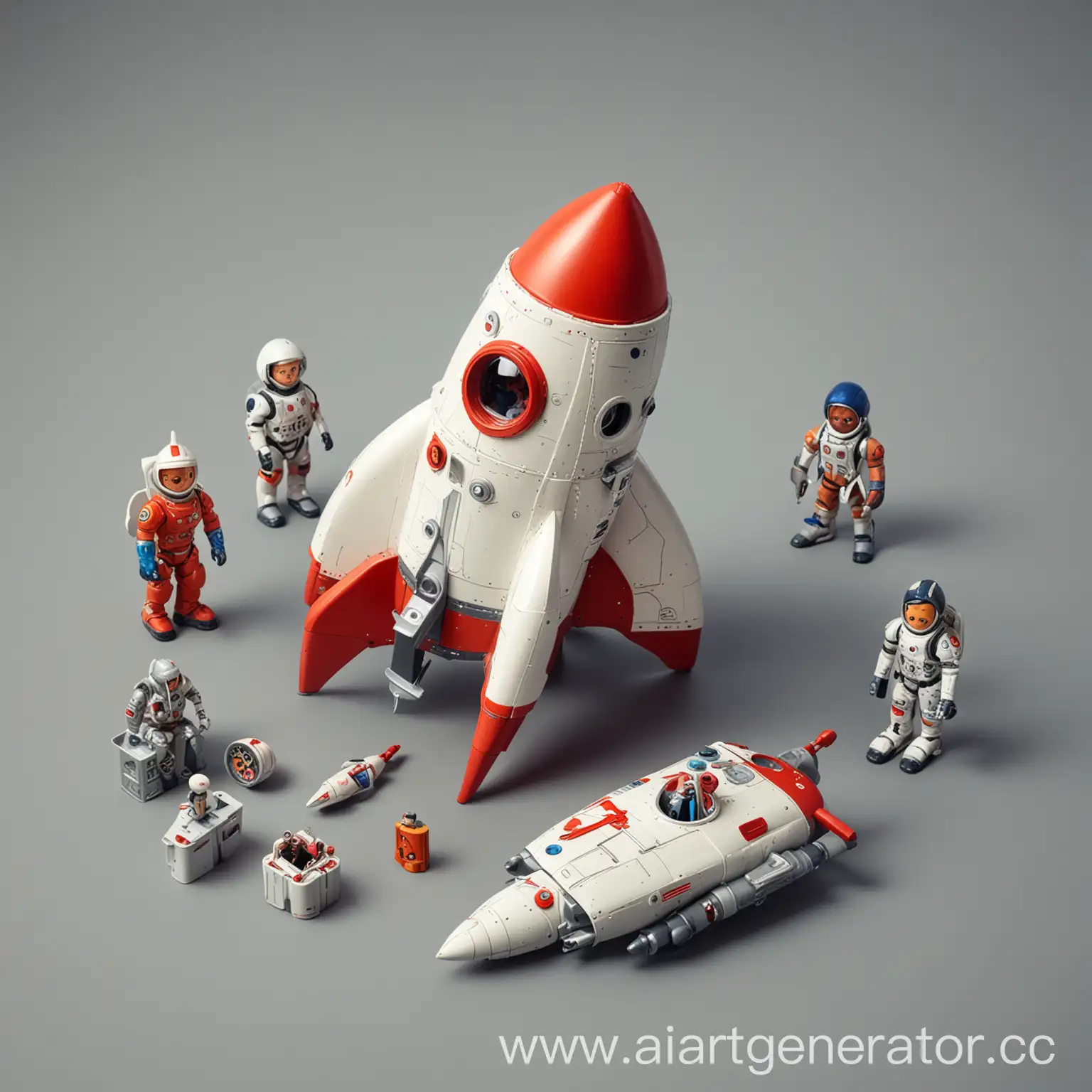 Childrens-Role-Playing-Game-with-Space-Rocket-Toy-Set