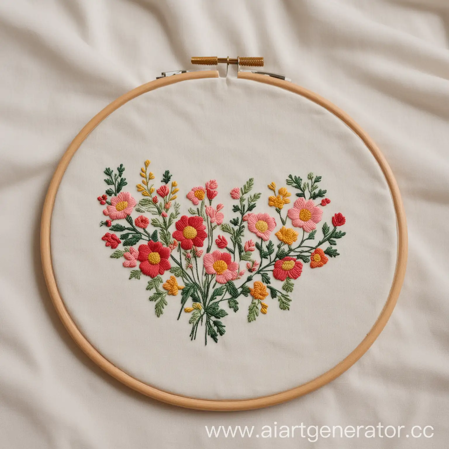 Embroidery-Hoop-with-White-Fabric