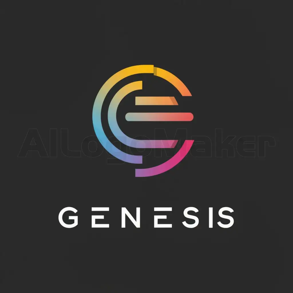 a logo design,with the text "Genesis", main symbol:G,complex,be used in Technology industry,clear background