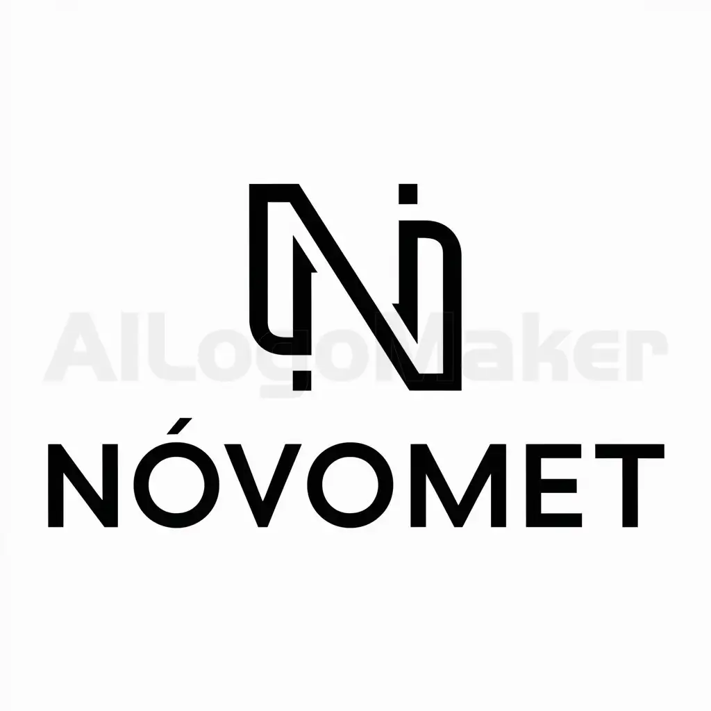 a logo design,with the text "Novomet", main symbol:буквы,complex,be used in Events industry,clear background