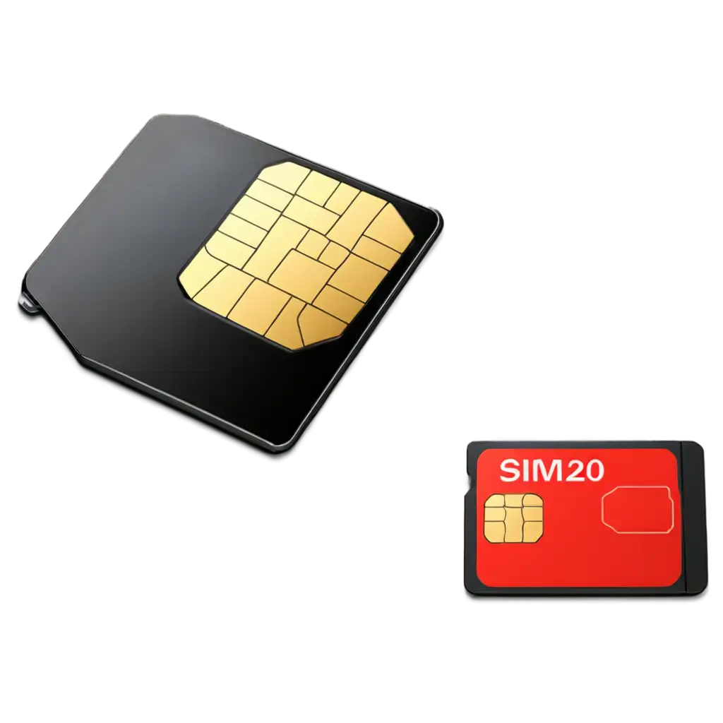 Enhance-Online-Presence-with-a-HighQuality-PNG-Image-of-a-SIM-Card