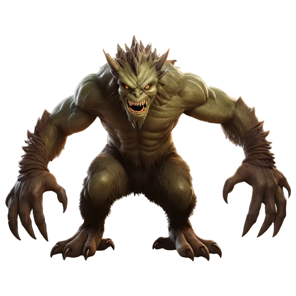 Captivating-Scary-Monster-3D-PNG-Unleash-Fear-with-HighQuality-3D-Graphics