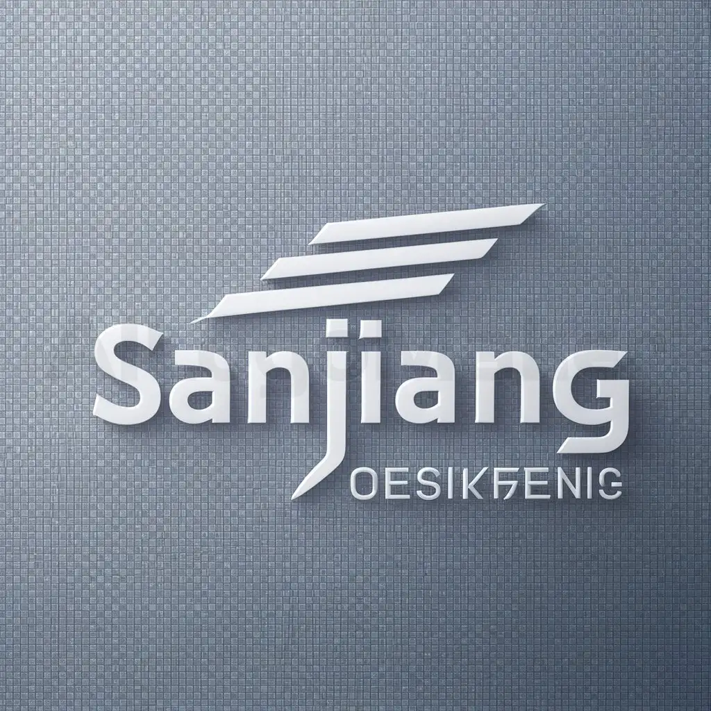 LOGO-Design-for-Sanjiang-Minimalistic-Text-on-Clear-Background