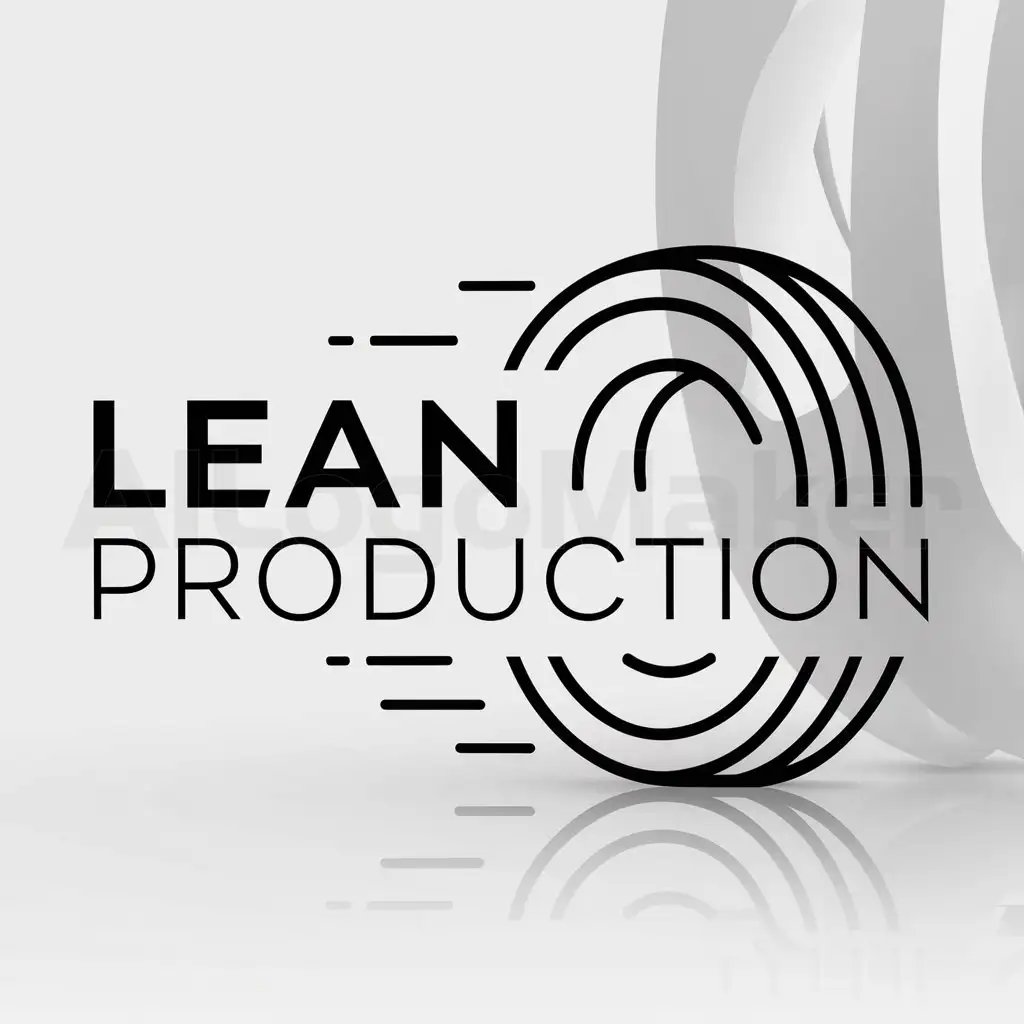 LOGO-Design-For-Lean-Production-Minimalistic-Tire-Symbol-on-Clear-Background