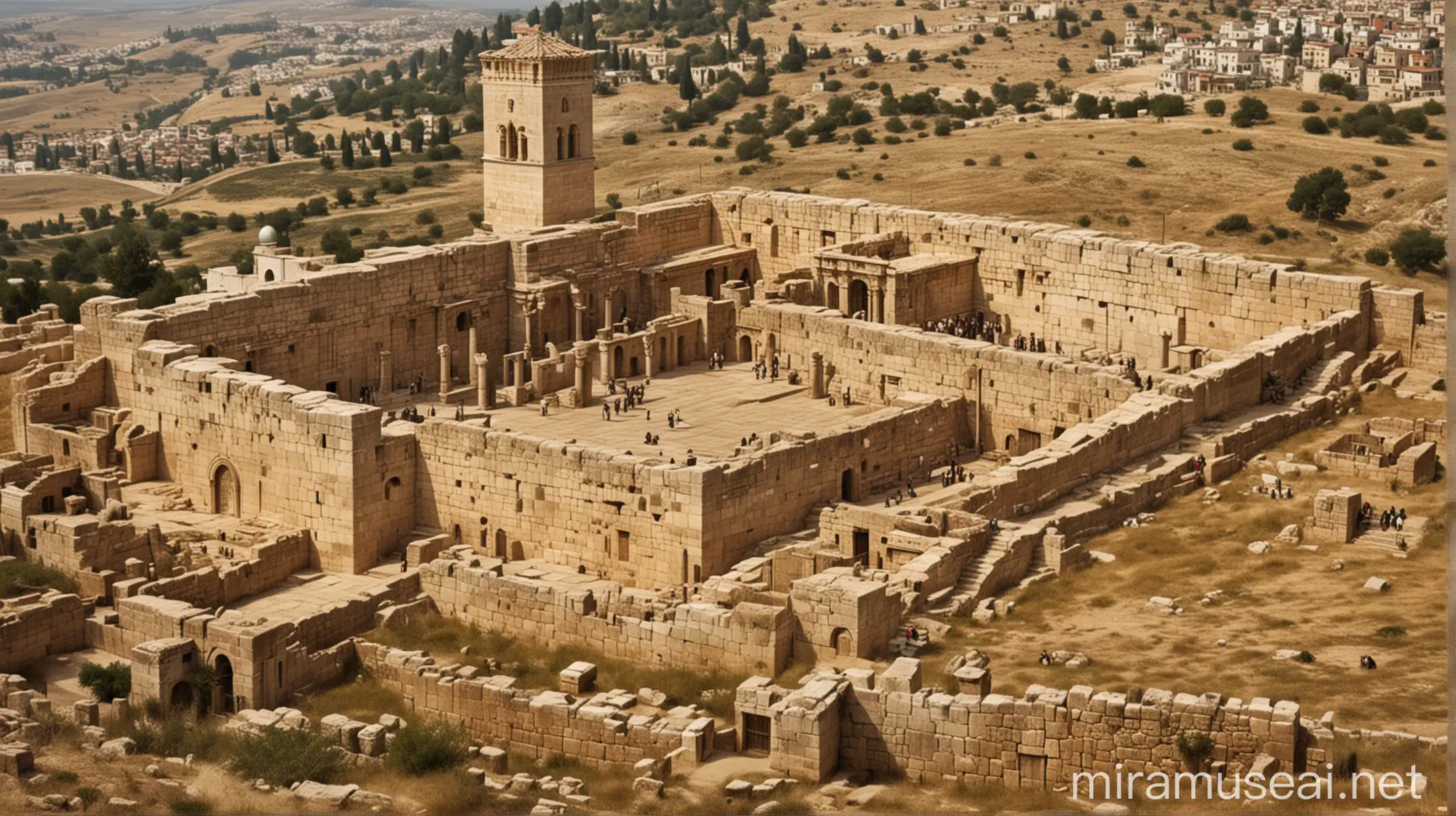 Ancient Jewish Church Architecture with Historical Context