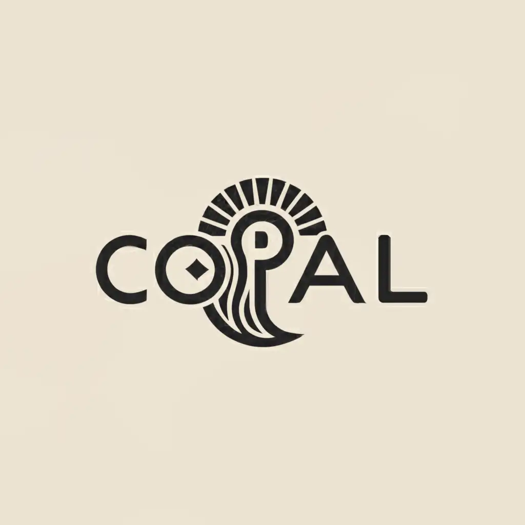 a logo design,with the text "COPAL", main symbol:copal,Minimalistic,be used in Religious industry,clear background