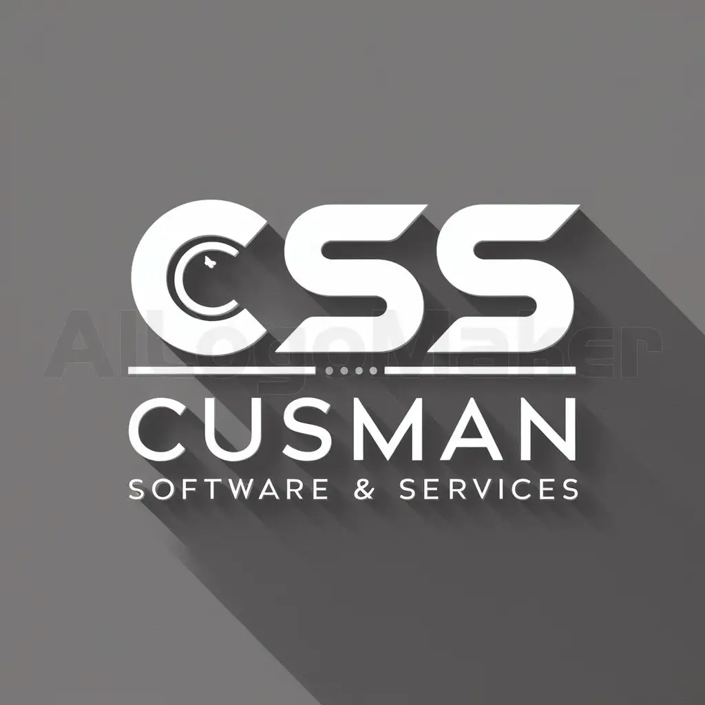 a logo design,with the text "CSS", main symbol:CUSMAN SOFTWARE & SERVICES
,Moderate,clear background