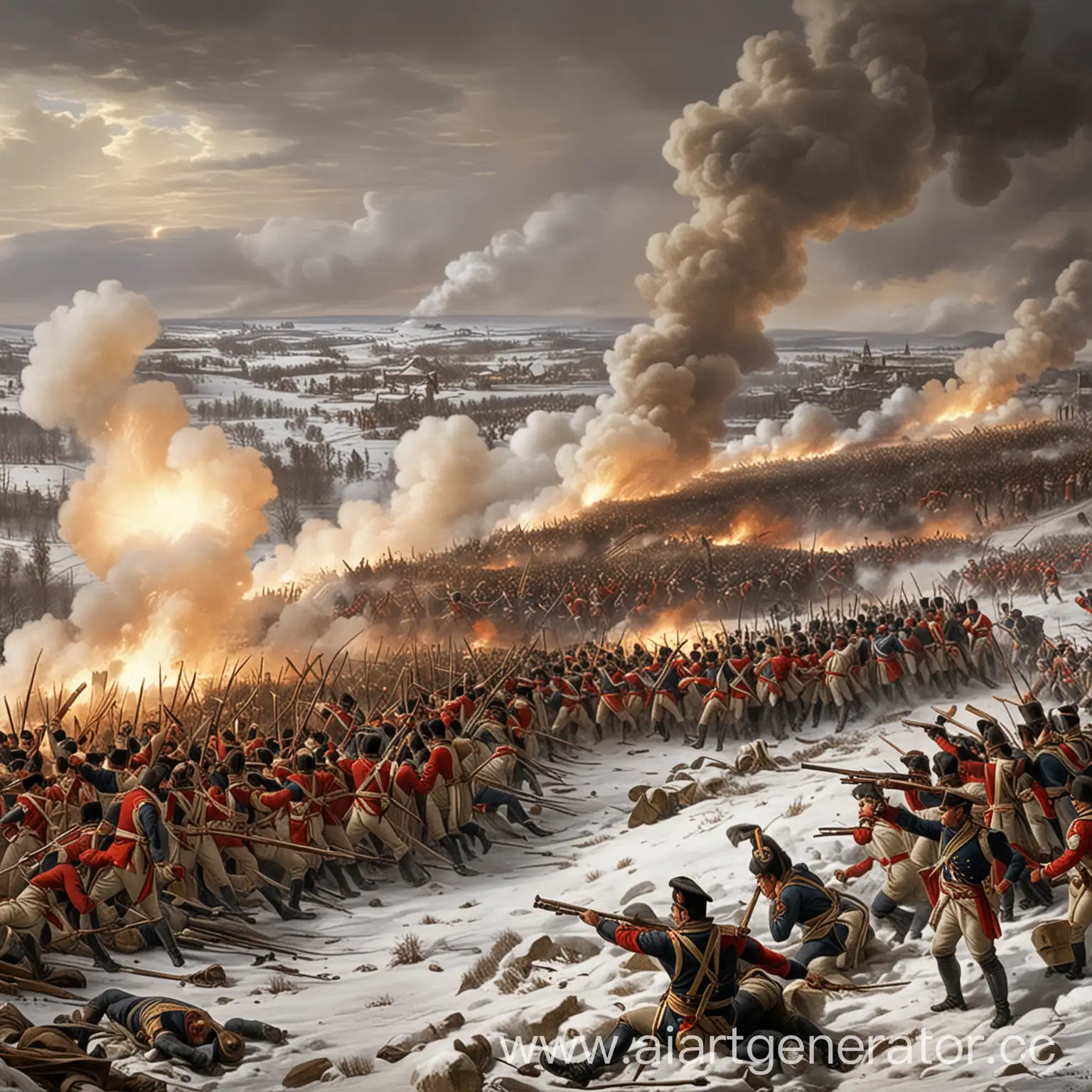War-of-1812-Russia-vs-France-Battle-Scene