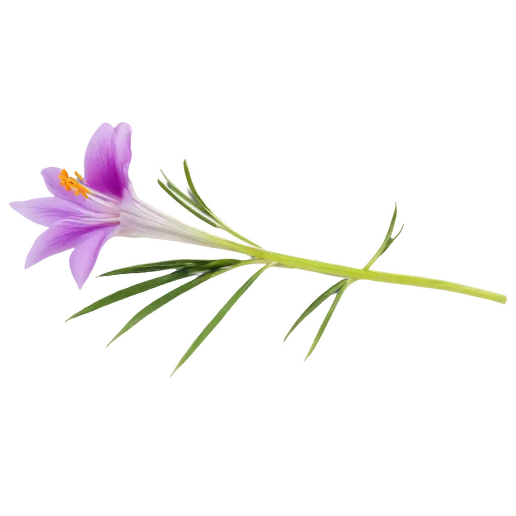 Exquisite-PNG-Image-of-a-Vibrant-Saffron-Flower-Capturing-Natures-Beauty-in-High-Quality