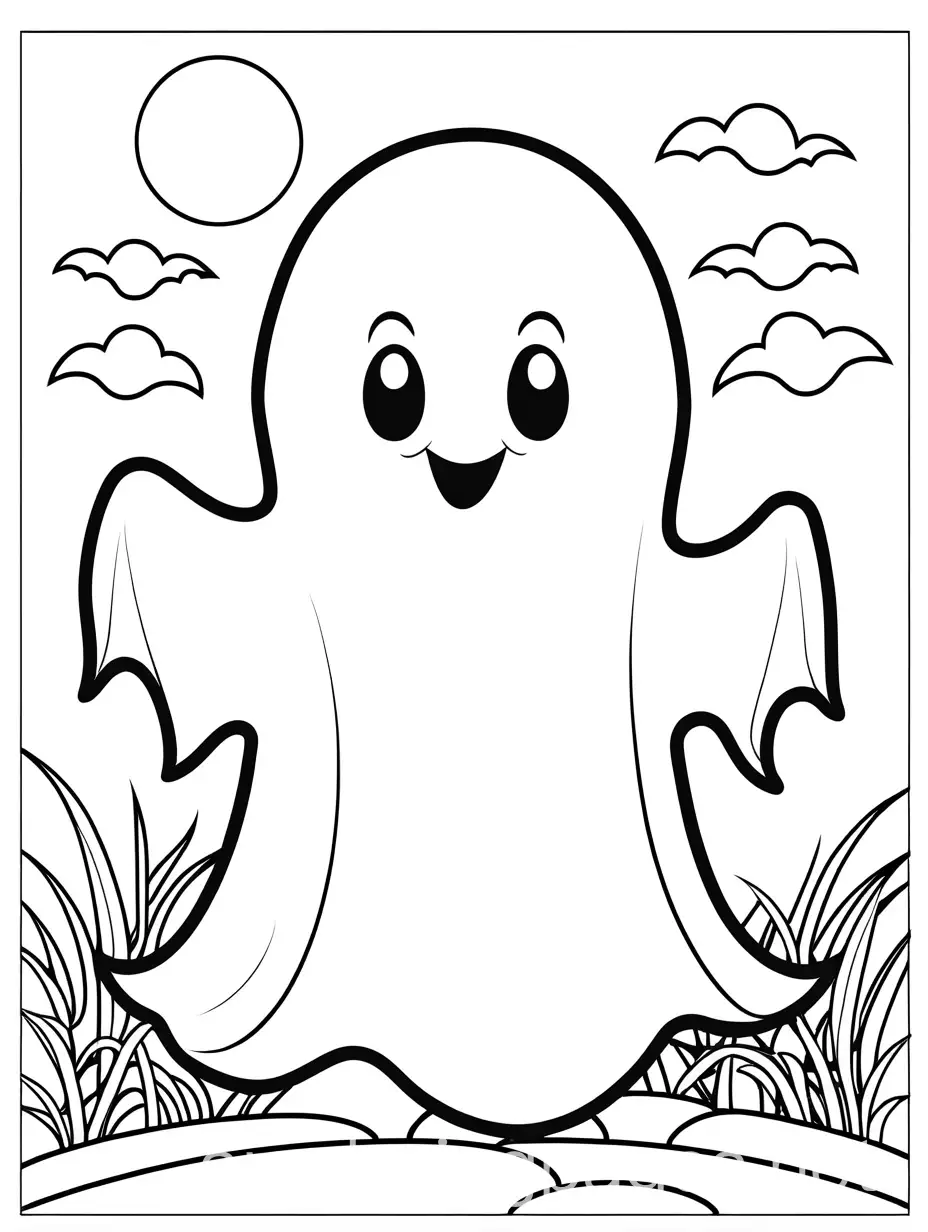 Happy-Halloween-Ghost-Coloring-Page-for-Kids