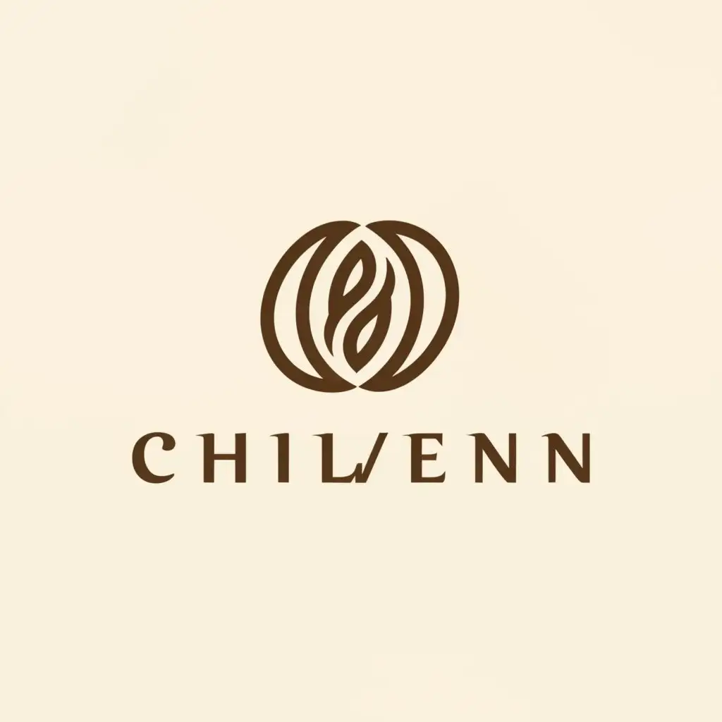 LOGO-Design-For-CHILVEN-Minimalistic-CoffeeInspired-Typography-on-Clear-Background