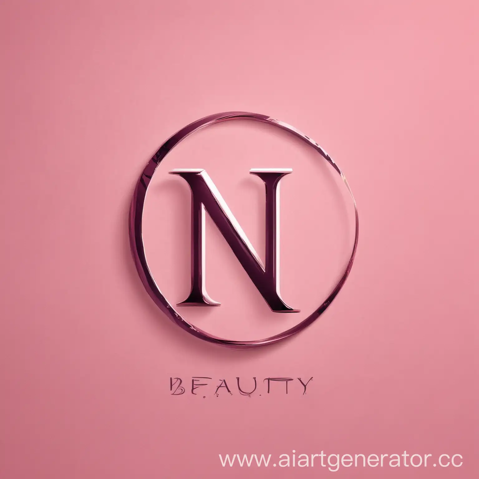 логотип для салона красоты с буквой Н