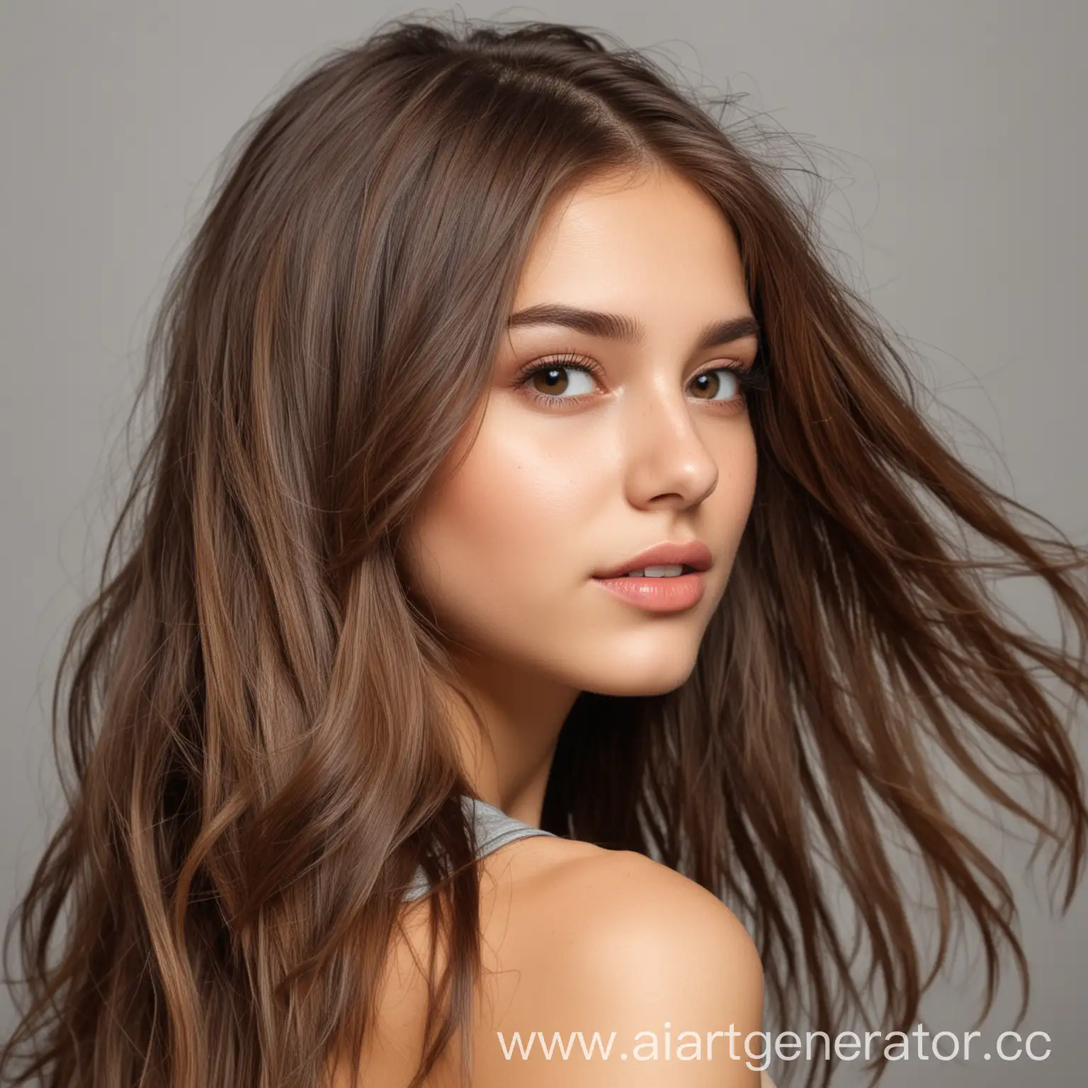 Girl-with-ShoulderLength-Hair-and-Shatush-Coloring