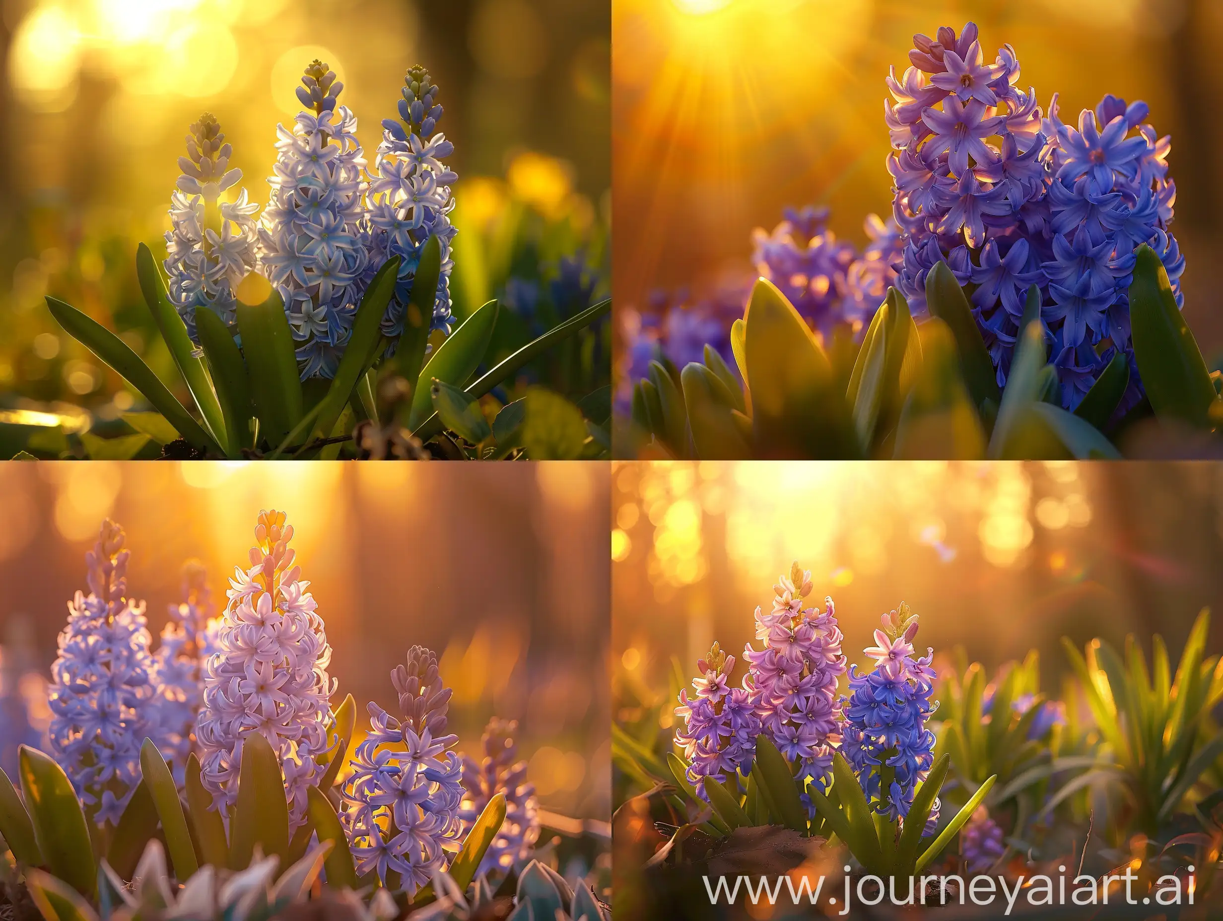 Serene-Hyacinth-Jan-Bos-in-Golden-Sunlight