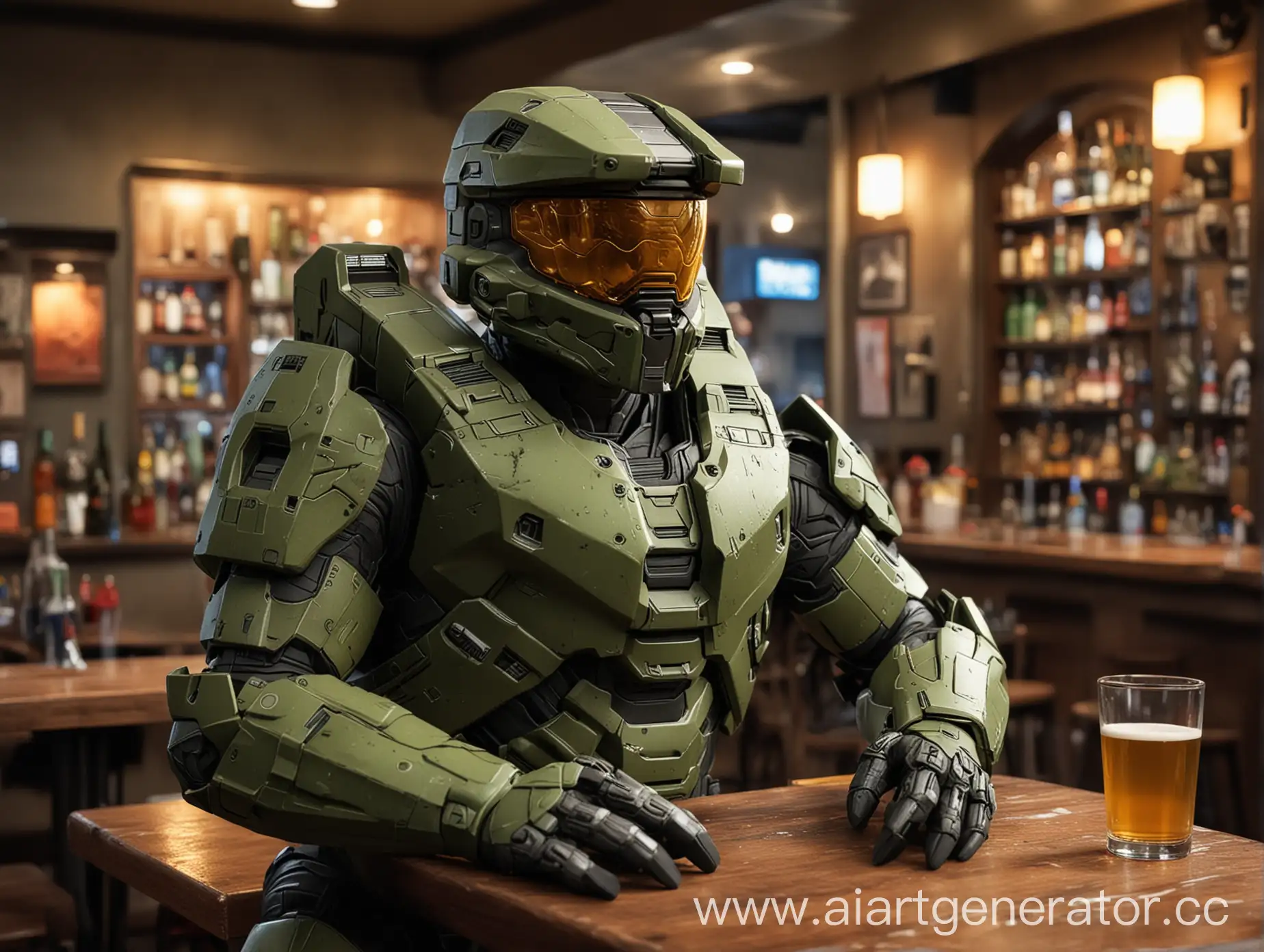 Halo-Master-Chief-Enjoying-a-Night-Out-at-the-Bar