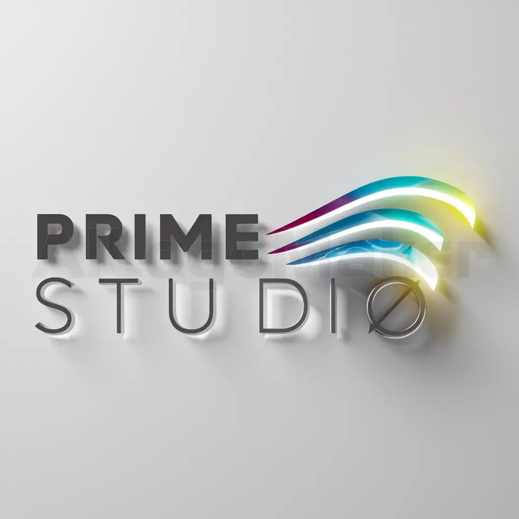 a logo design,with the text "Prime Studio", main symbol:Energy,Moderate,be used in  Others  industry,clear background