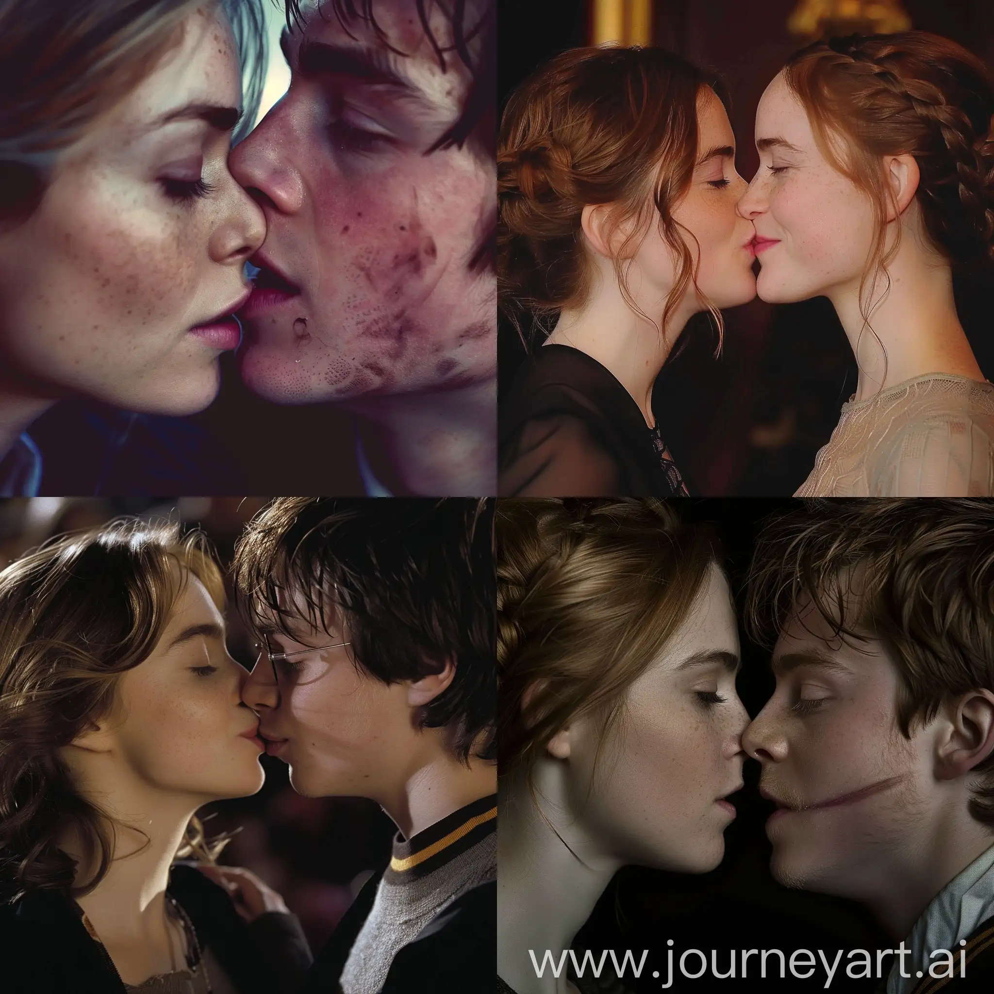 Emma Watson lip lock Harry Potter 