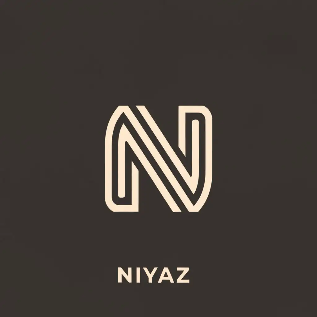 a logo design,with the text "Niyaz", main symbol:Niyaz,Minimalistic,be used in photo industry,clear background
