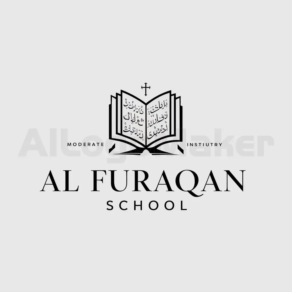 LOGO-Design-for-Al-Furaqan-School-QuranInspired-Logo-for-Religious-Industry