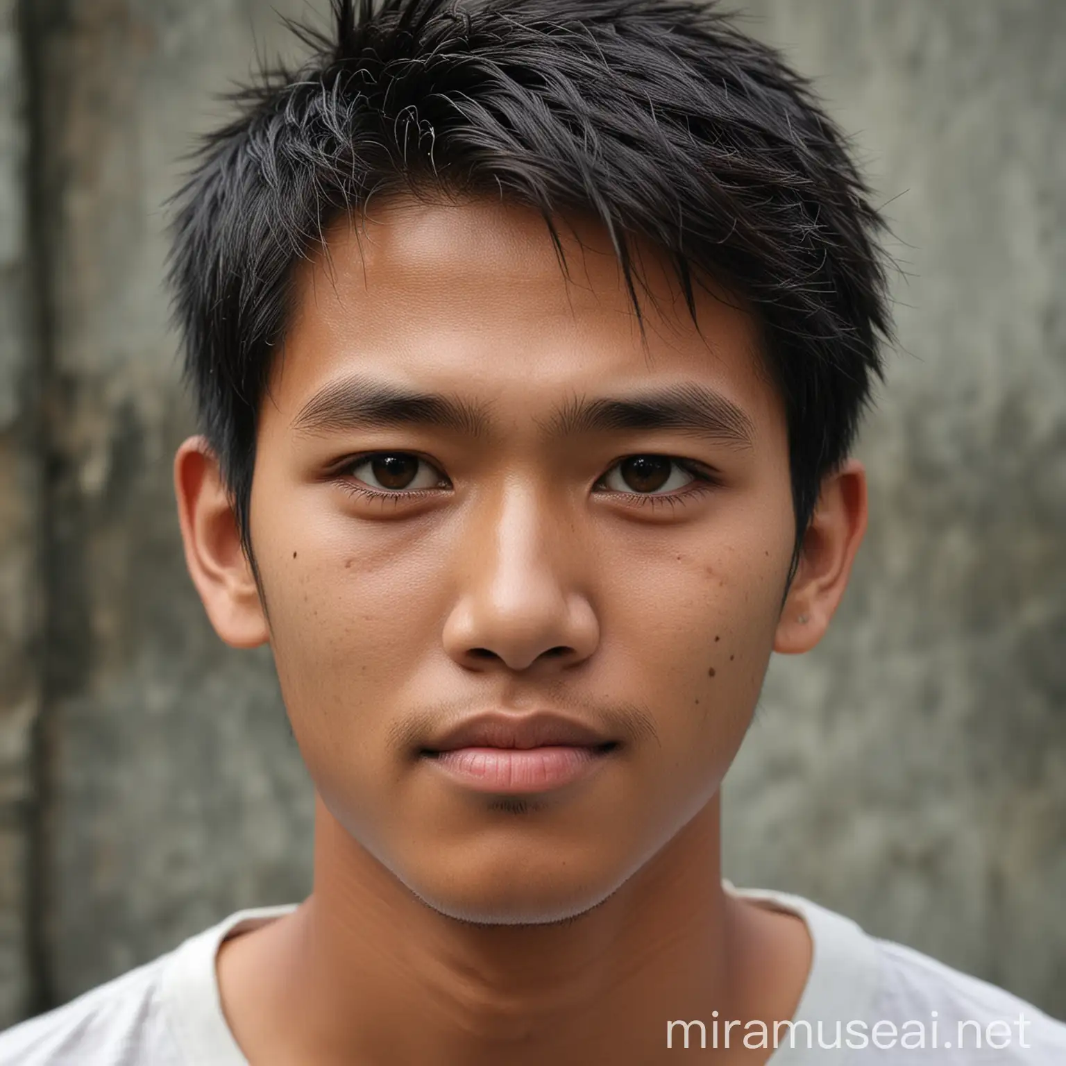 Young Indonesian Man Age 23 Portrait
