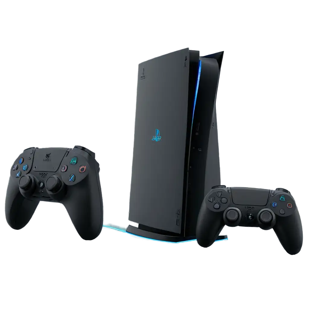 HighQuality-PS5-with-Gaming-Control-PNG-Image-for-Gaming-Enthusiasts