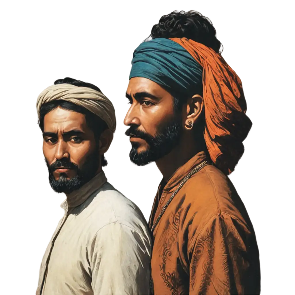 Authentic-PNG-Image-Depicting-Turk-People-in-Historical-India-Preserving-Cultural-Heritage-with-HighQuality-Graphics