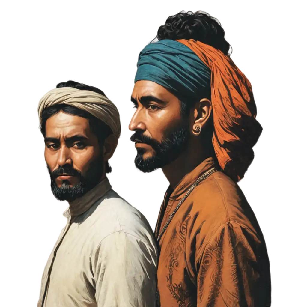 Authentic PNG Image Depicting Turk People in Historical India ...