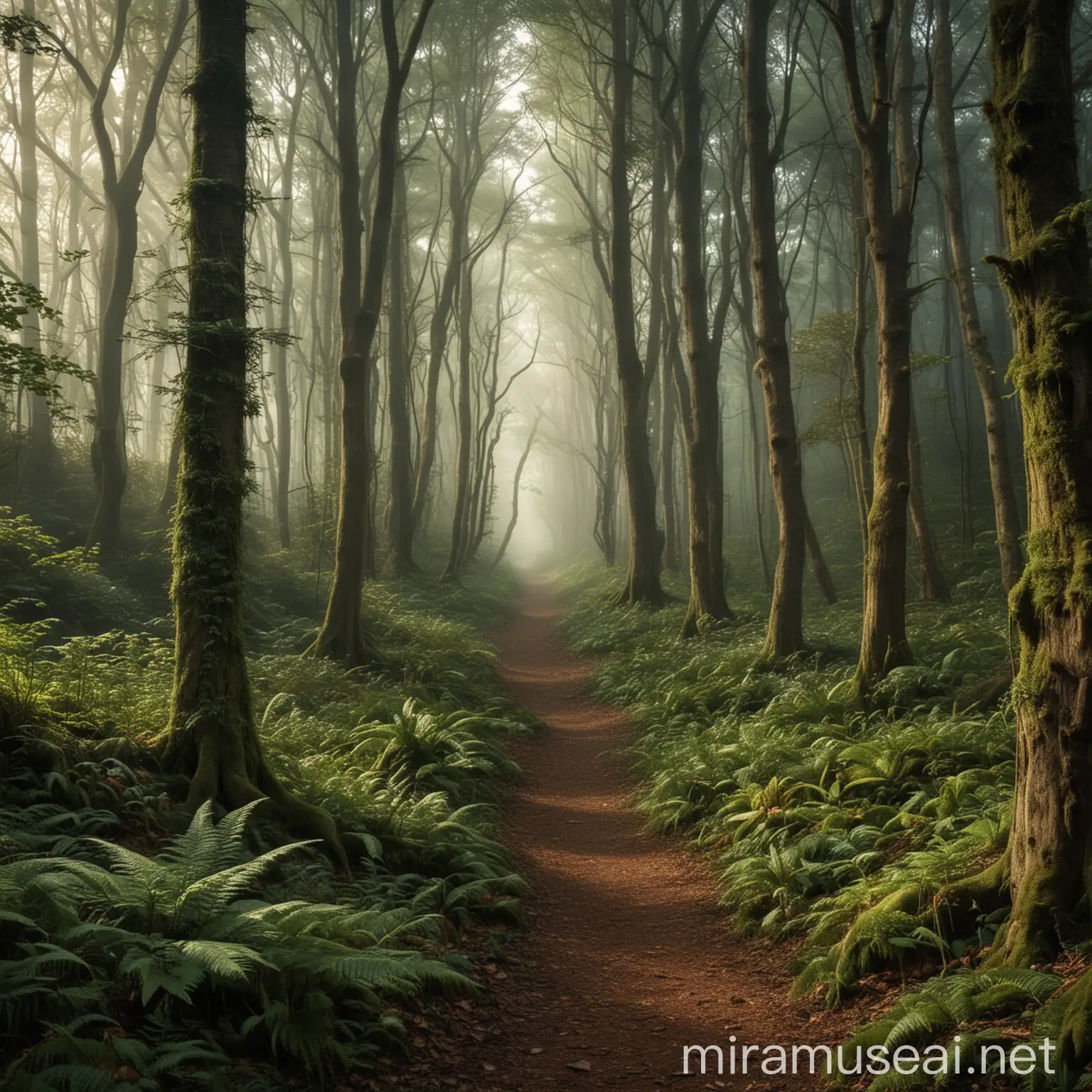 Enchanted Forest Exploration Mystical Journey through Natures Wonderland