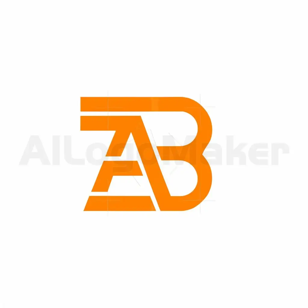 a logo design,with the text "A B", main symbol:Football,Minimalistic,be used in Sports Fitness industry,clear background