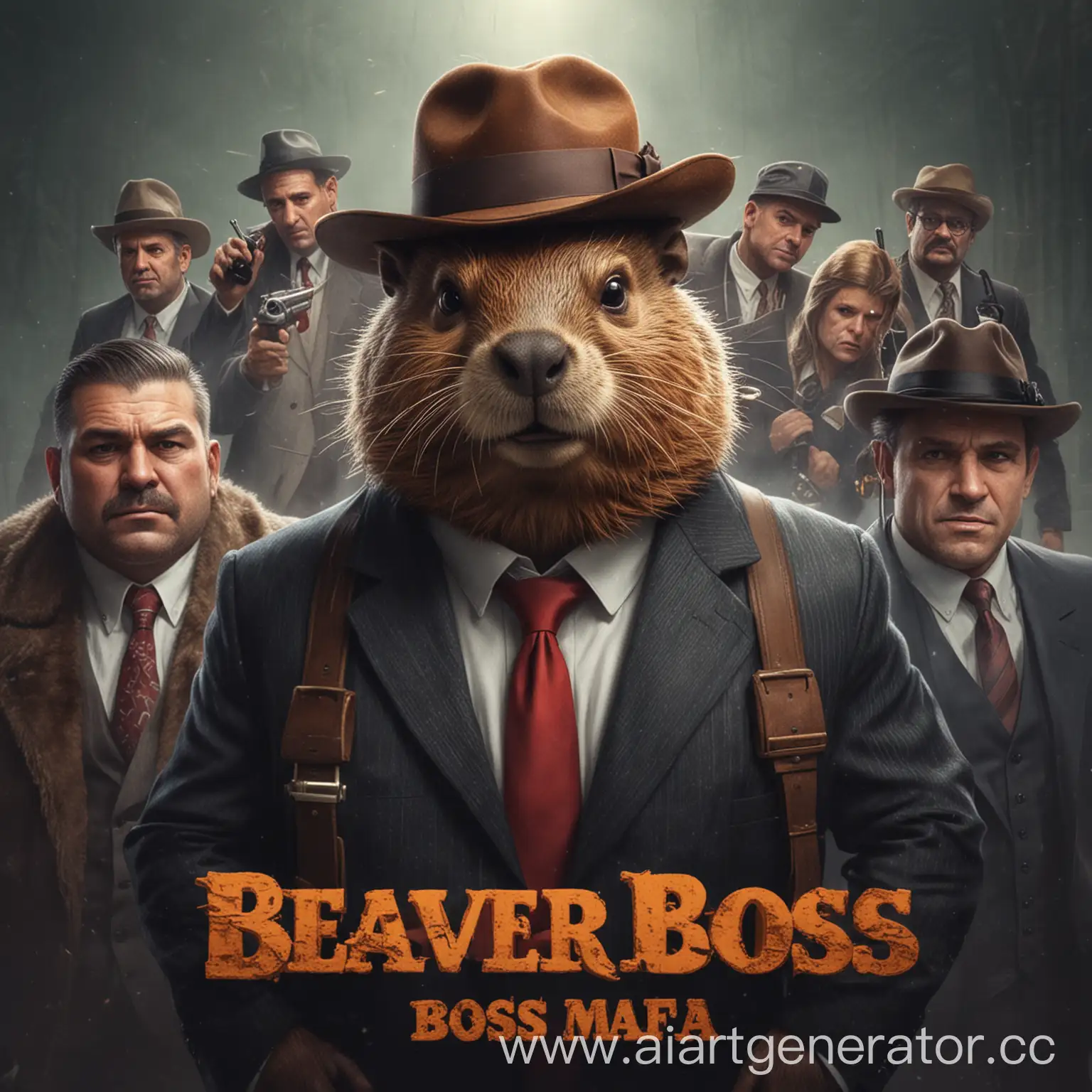 Mafia-Boss-Beaver-Overseeing-Operations