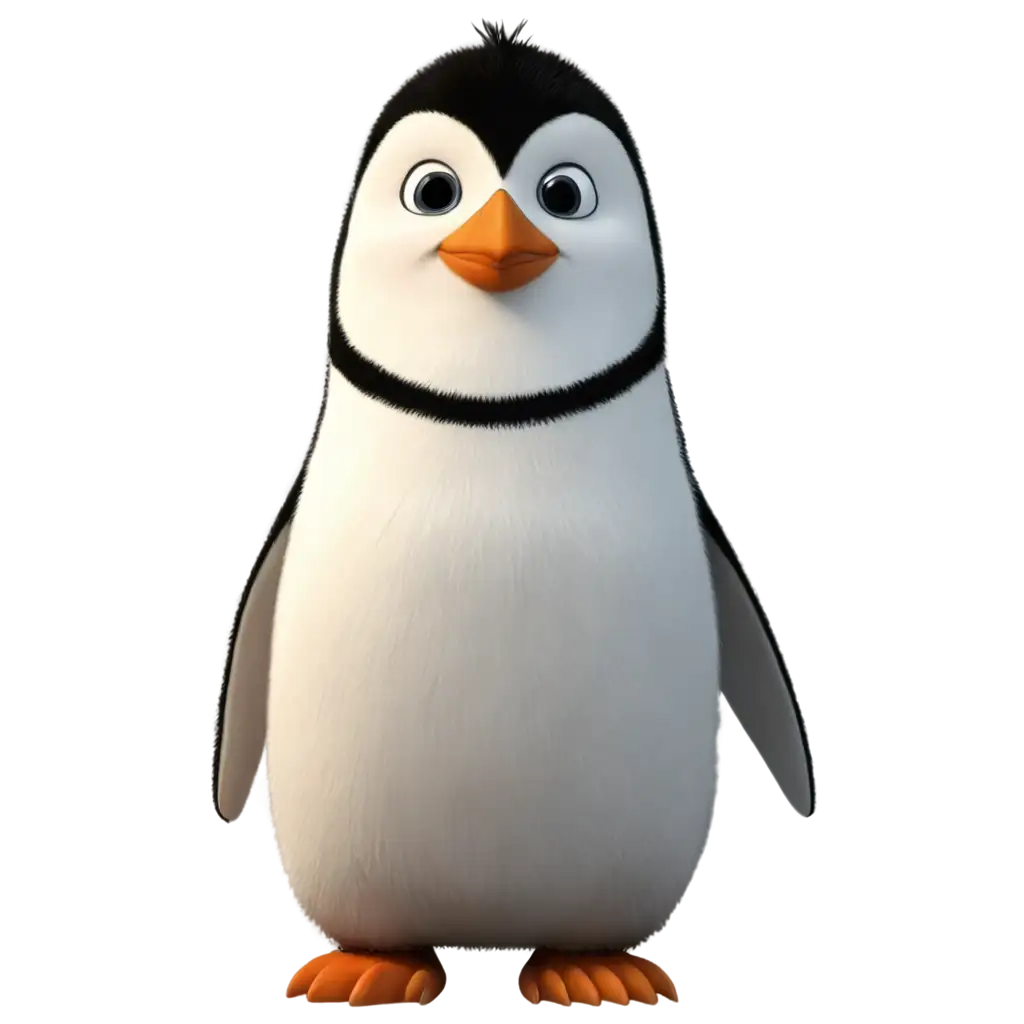 Realistic-Penguin-Cartoon-PNG-Image-Bringing-Playful-Characters-to-Life