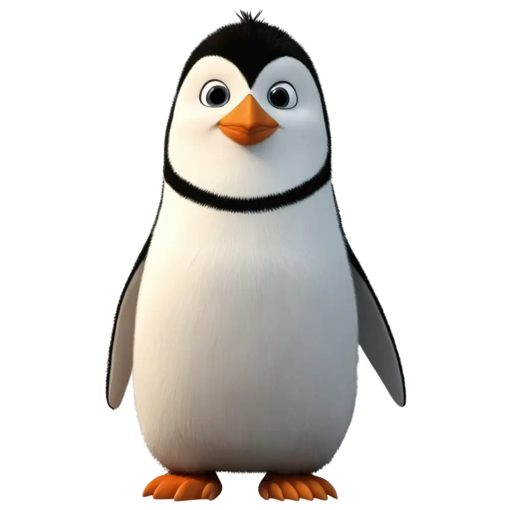 PENGUIN CARTOON REALISTIC