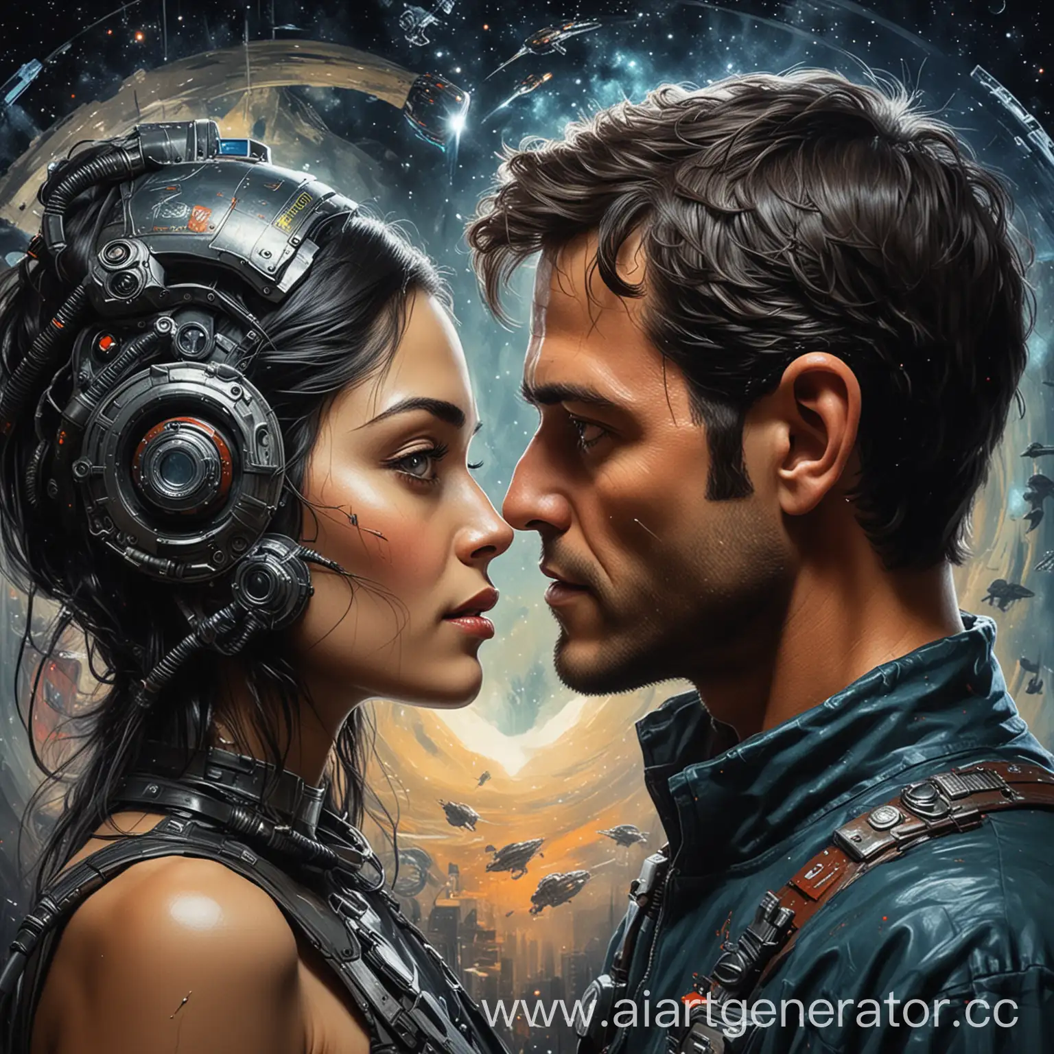 SciFi-Film-Characters-Expressing-Love-in-Vibrant-Painting