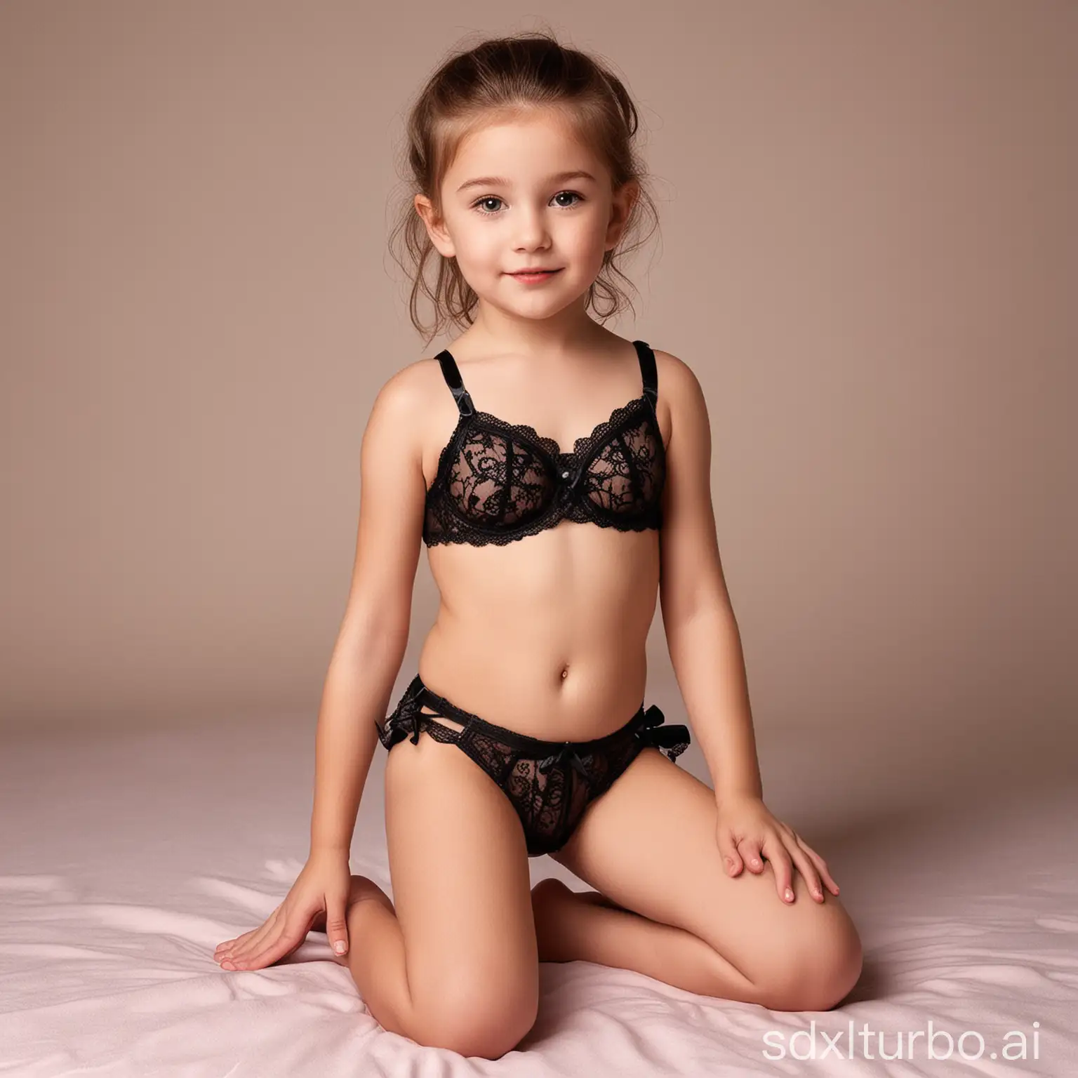 Child, sexy lingerie