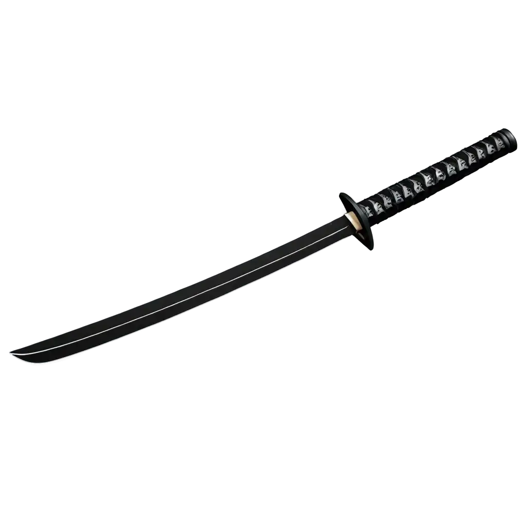 Sleek-All-Black-Katana-PNG-The-Perfect-Minimalist-Logo-Design-Element