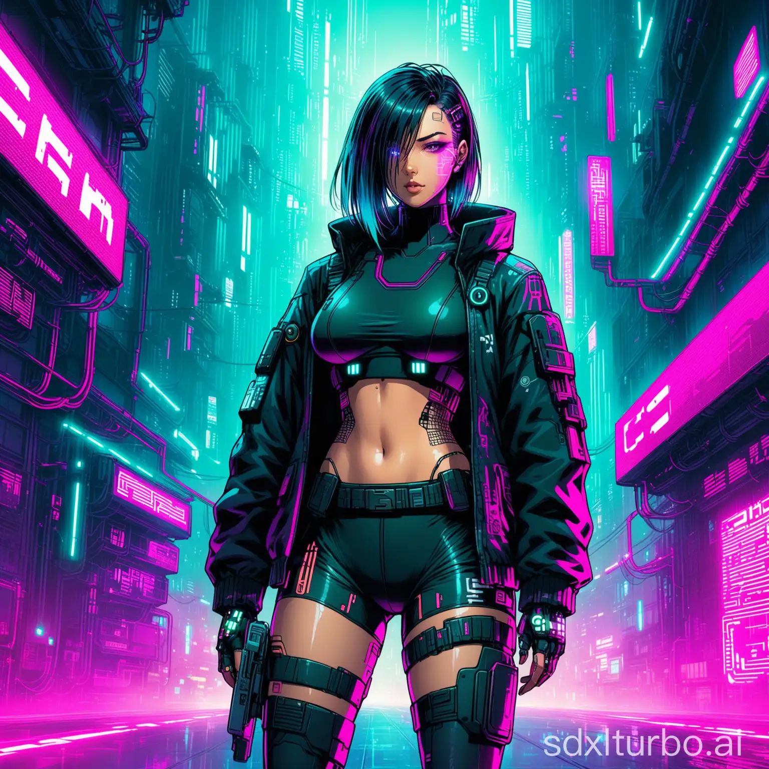 Futuristic-Cyberpunk-Cityscape-with-Neon-Lights-and-Flying-Vehicles