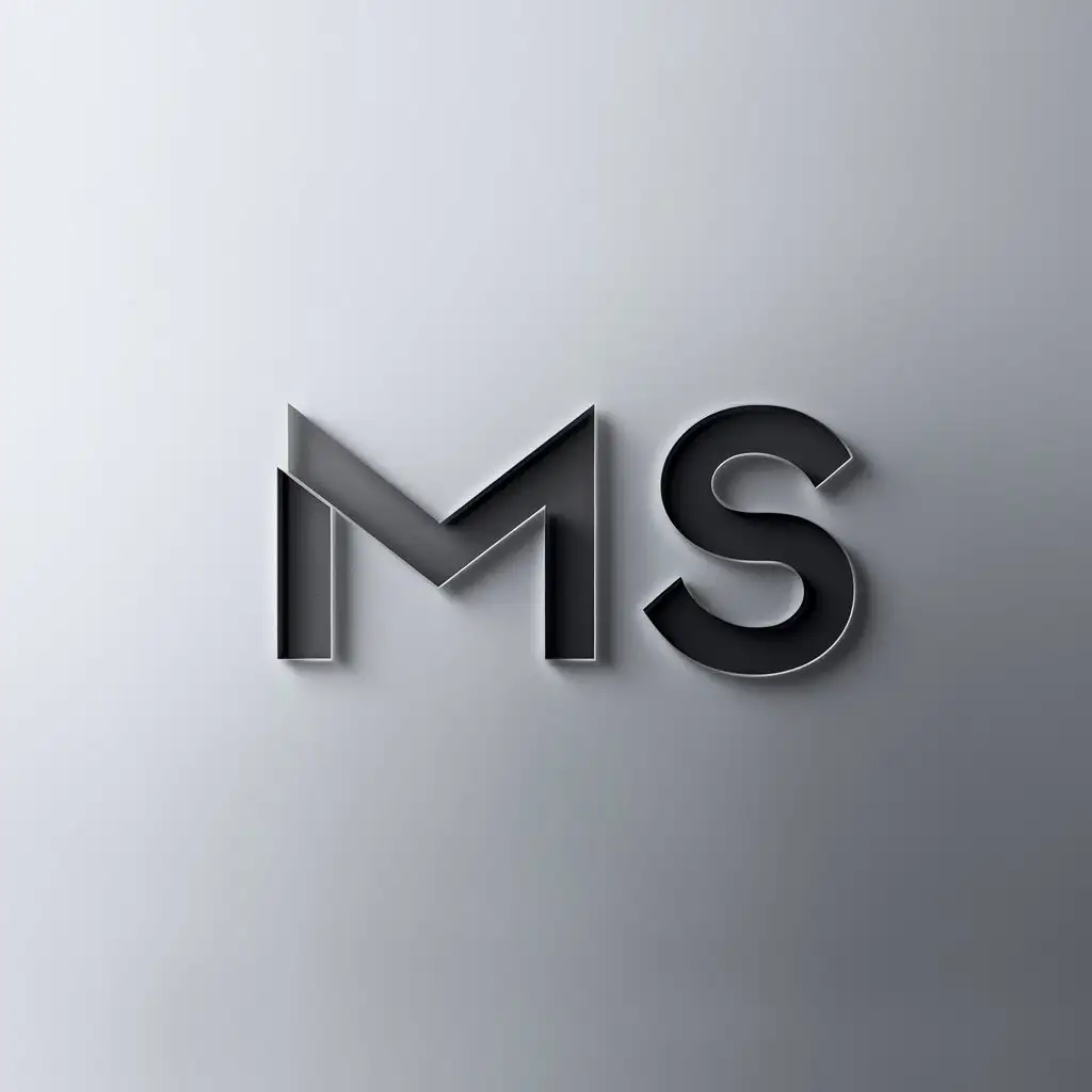 a logo design,with the text "M", main symbol:MS,Minimalistic,be used in Religious industry,clear background