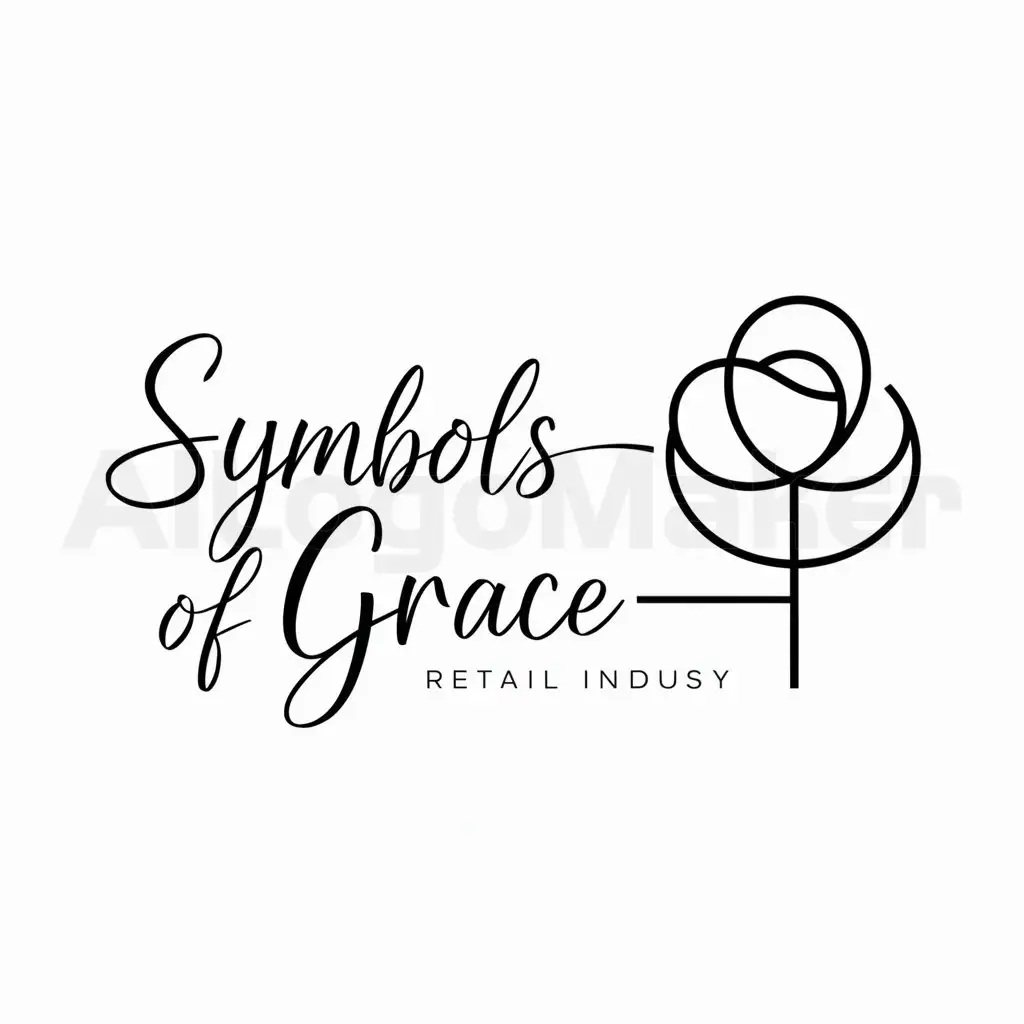 LOGO-Design-For-Symbols-of-Grace-Minimalistic-Floral-Theme-for-Retail-Brand