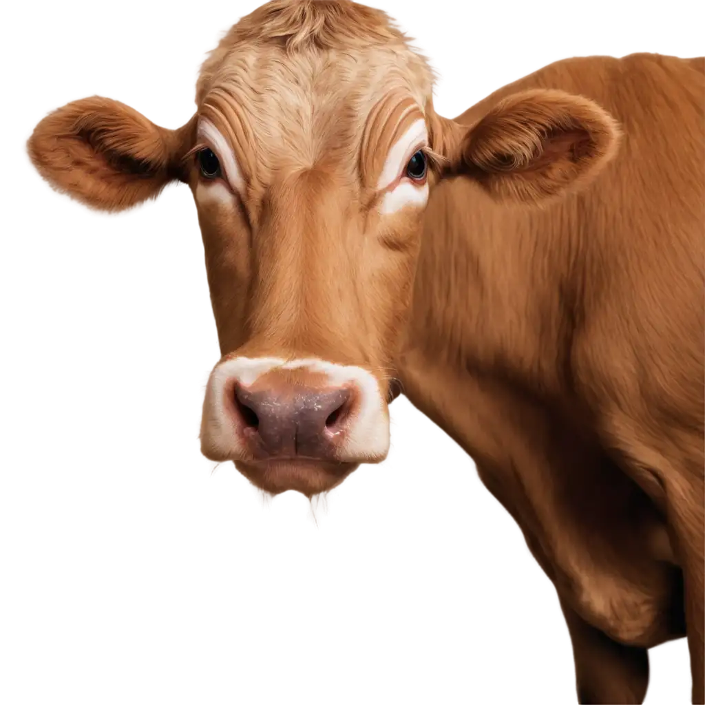 close up a cow