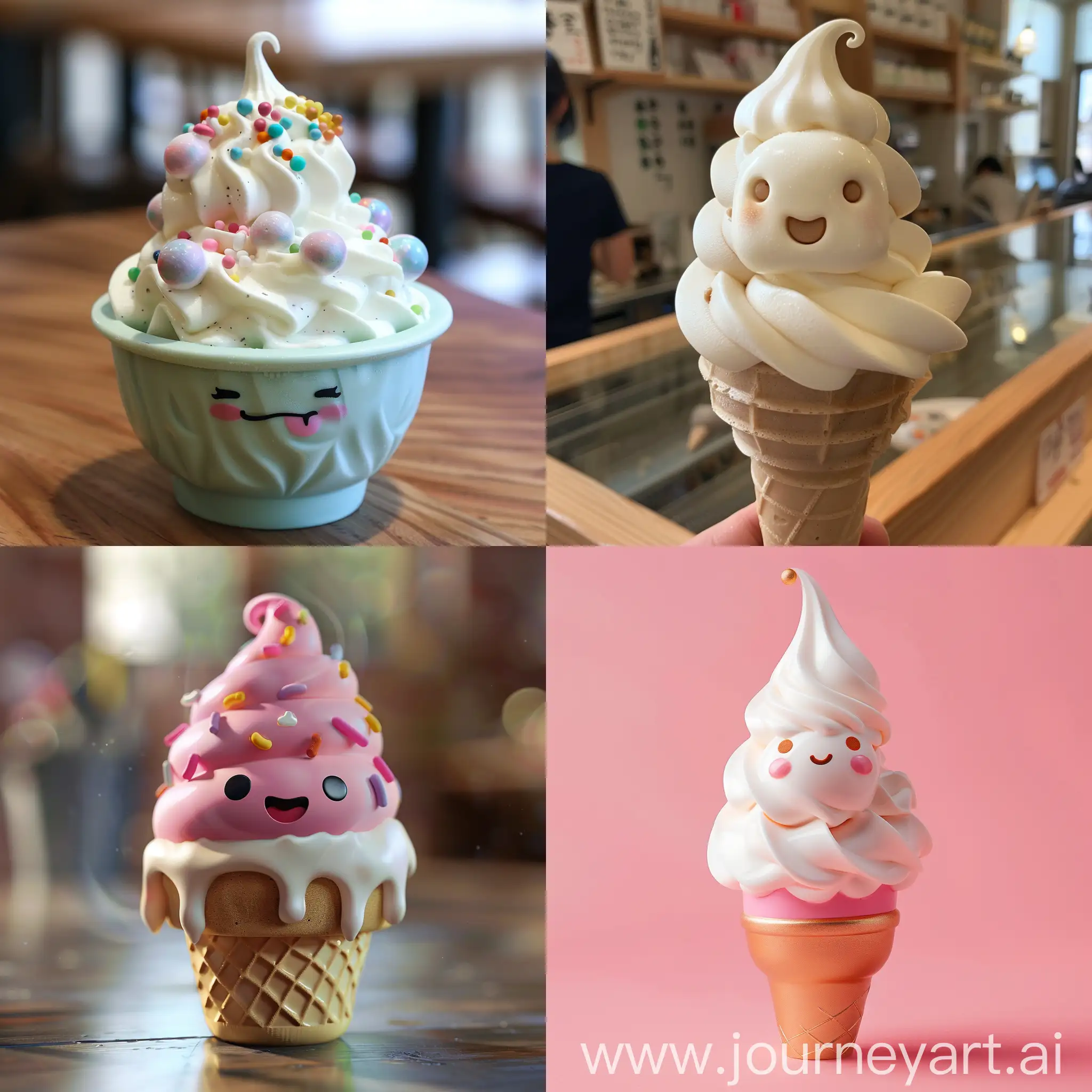 Cheerful-Soft-Ice-Cream-with-a-Friendly-Face