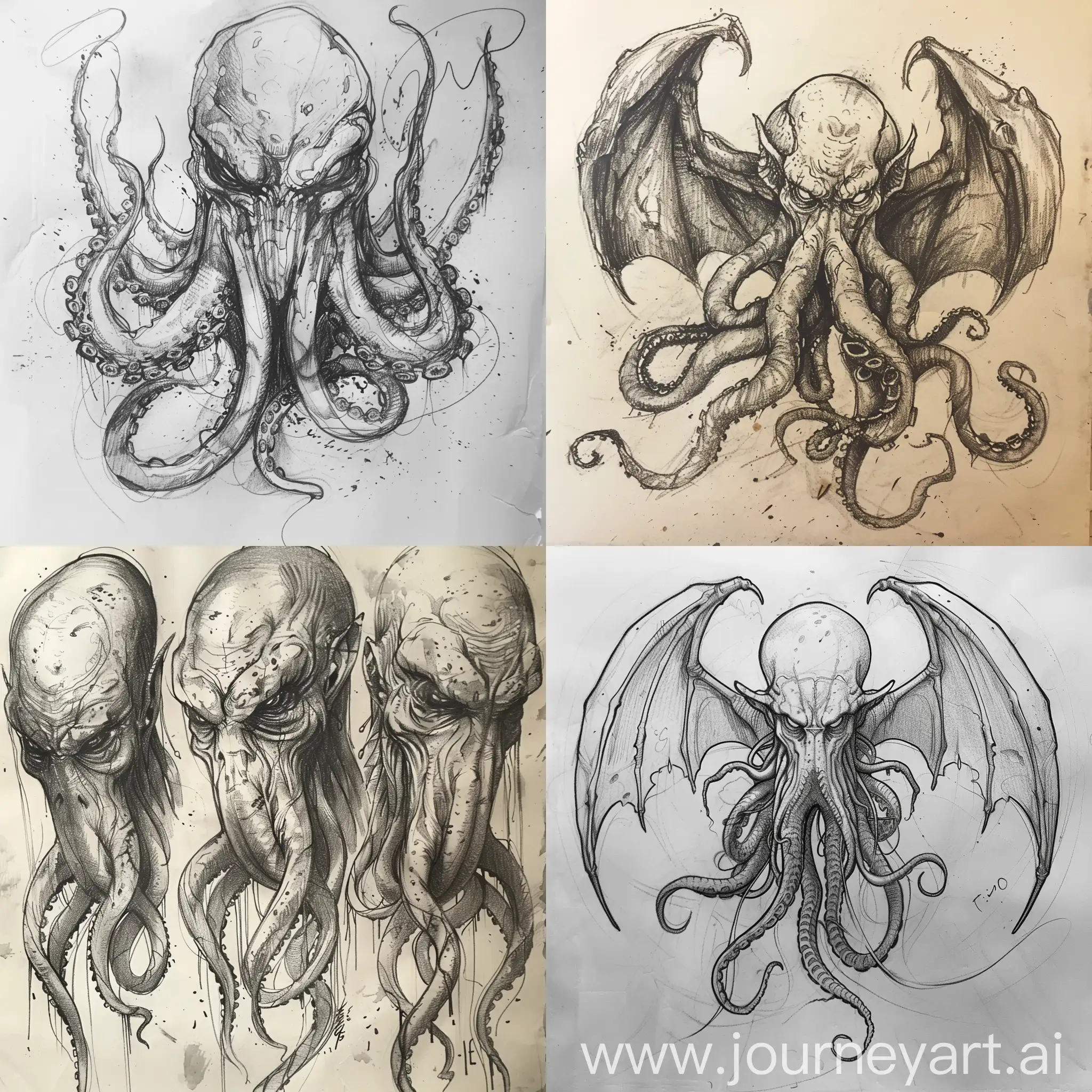 Modern-Cthulhu-Sketches-Surreal-Lovecraftian-Art