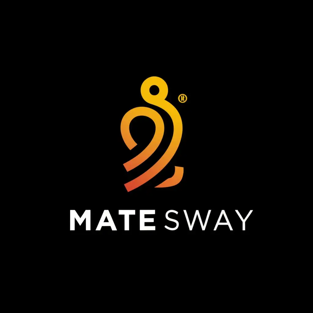 a logo design,with the text "Mate Sway", main symbol:Clothing,Moderate,be used in Others industry,clear background